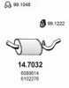 FORD 6102276 End Silencer